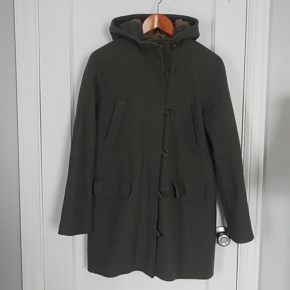J.Crew Forest Wool Coat